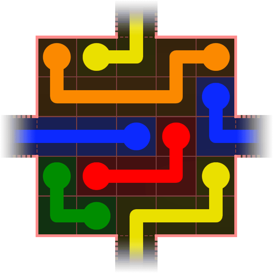 Flow Free Warps 393 Solution
