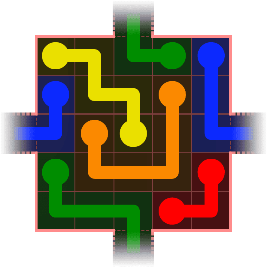 Flow Free Warps 396 Solution