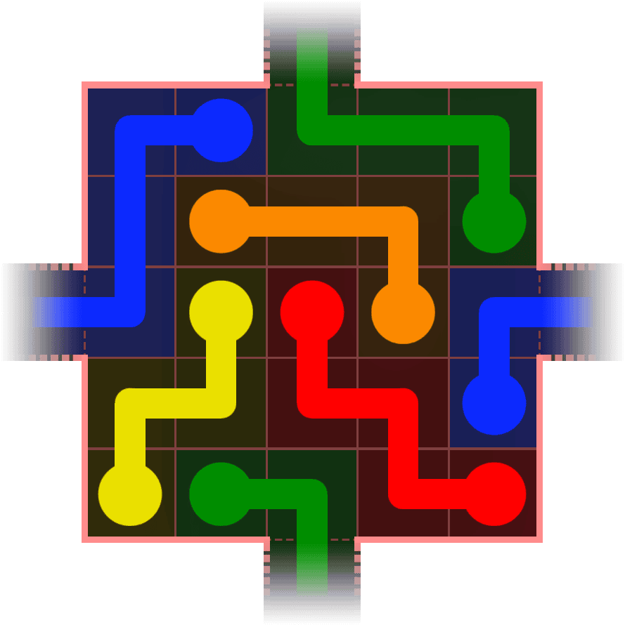 Flow Free Warps 397 Solution