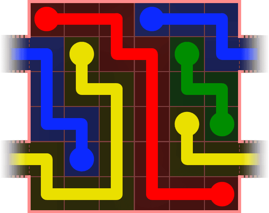 Flow Free Warps 463 Solution