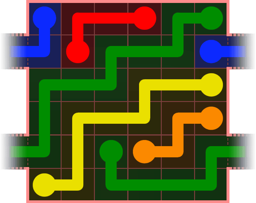 Flow Free Warps 467 Solution