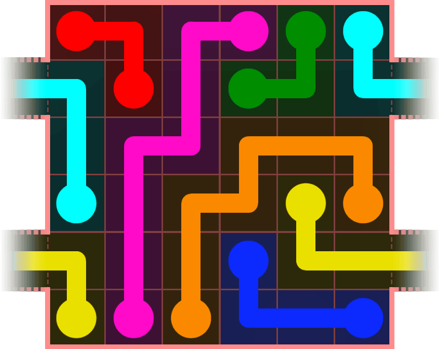 Flow Free Warps 469 Solution