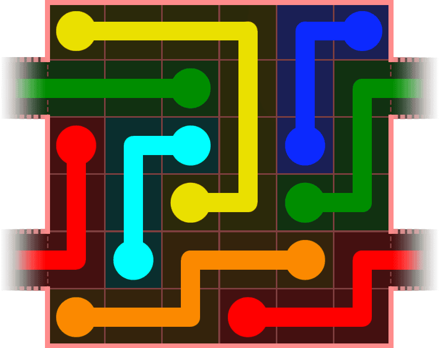 Flow Free Warps 471 Solution