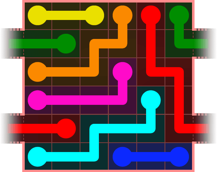 Flow Free Warps 455 Solution