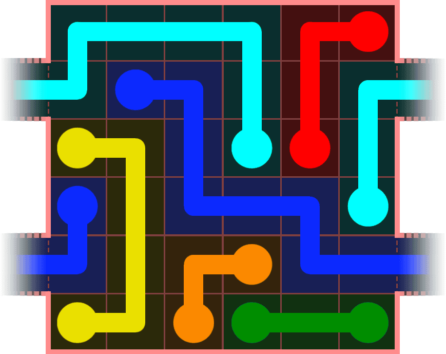 Flow Free Warps 457 Solution