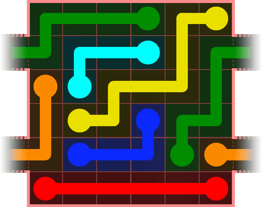 Flow Free Warps 579 Solution