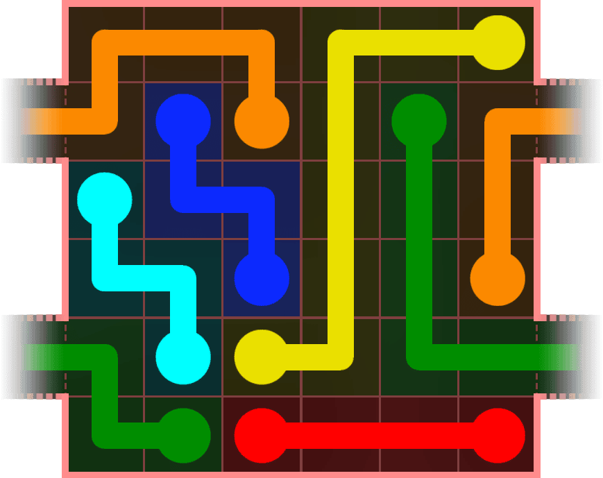 Flow Free Warps 580 Solution