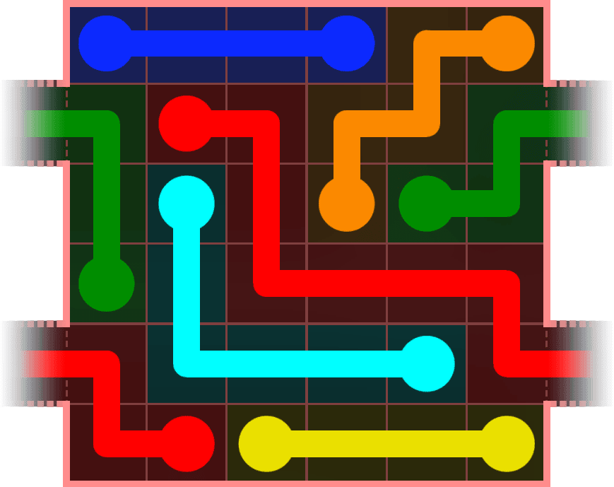 Flow Free Warps 581 Solution