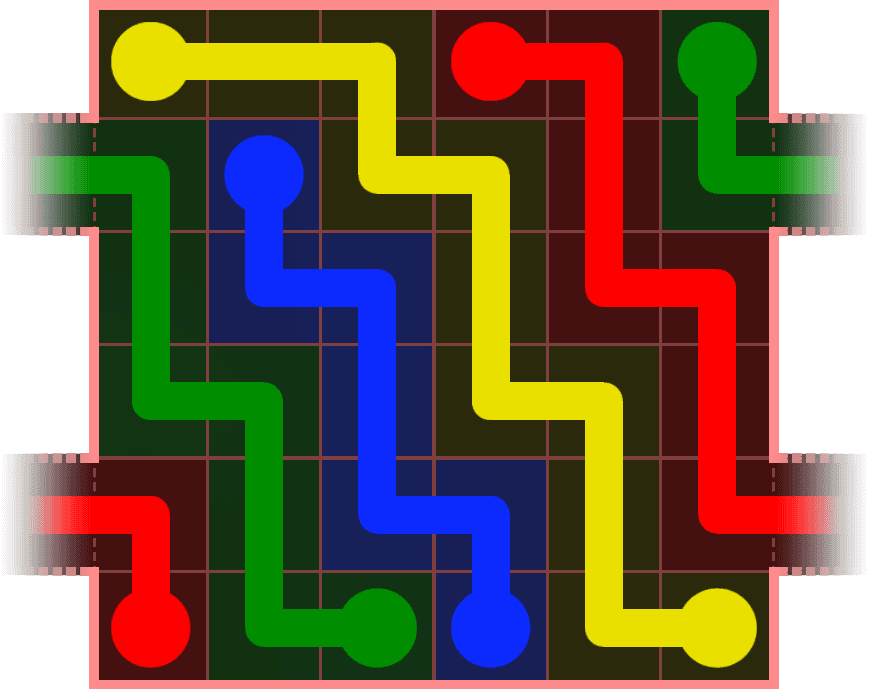 Flow Free Warps 583 Solution