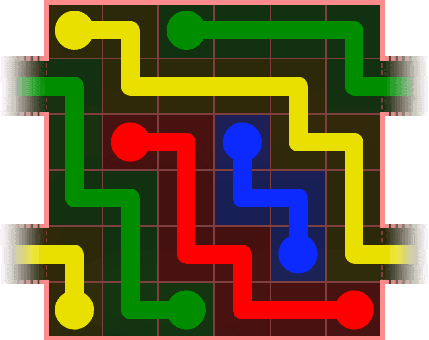 Flow Free Warps 599 Solution