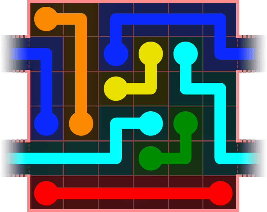 Flow Free Warps 600 Solution