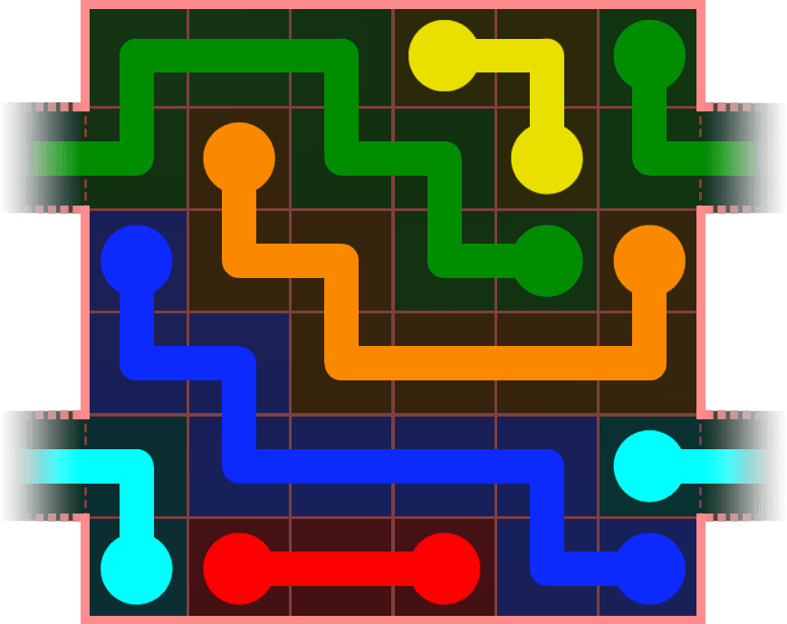 Flow Free Warps 500 Solution
