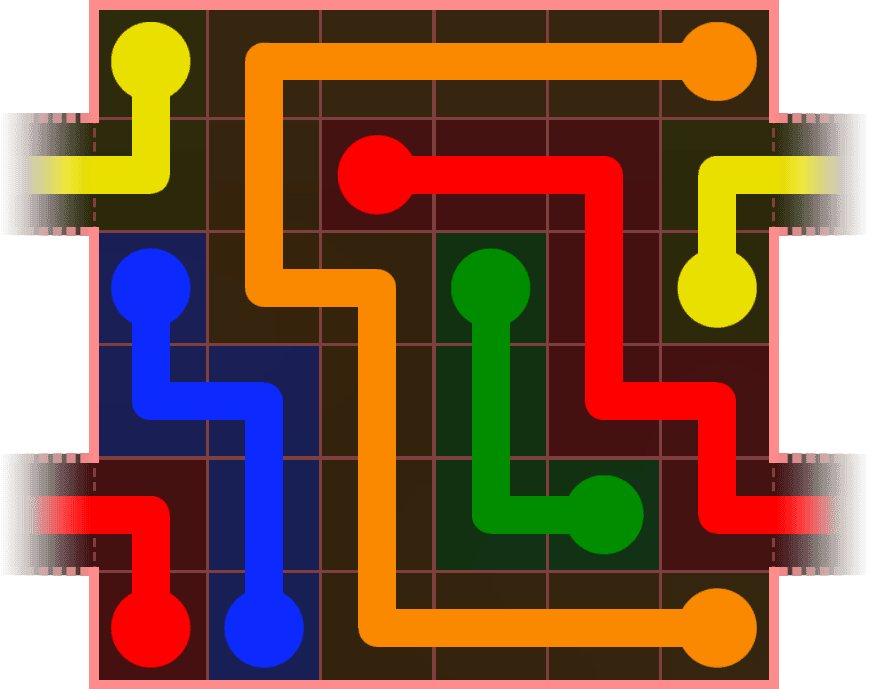 Flow Free Warps 501 Solution
