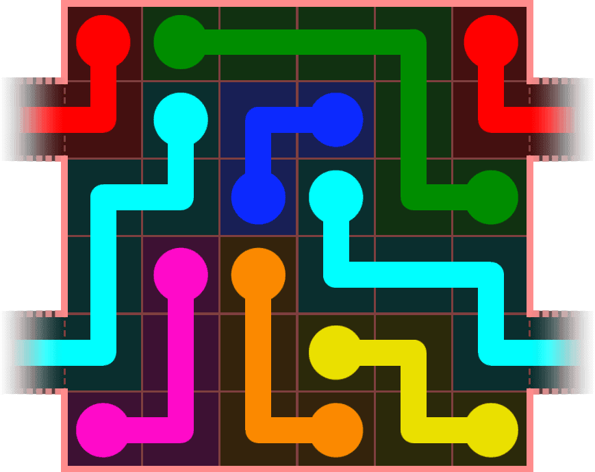Flow Free Warps 502 Solution