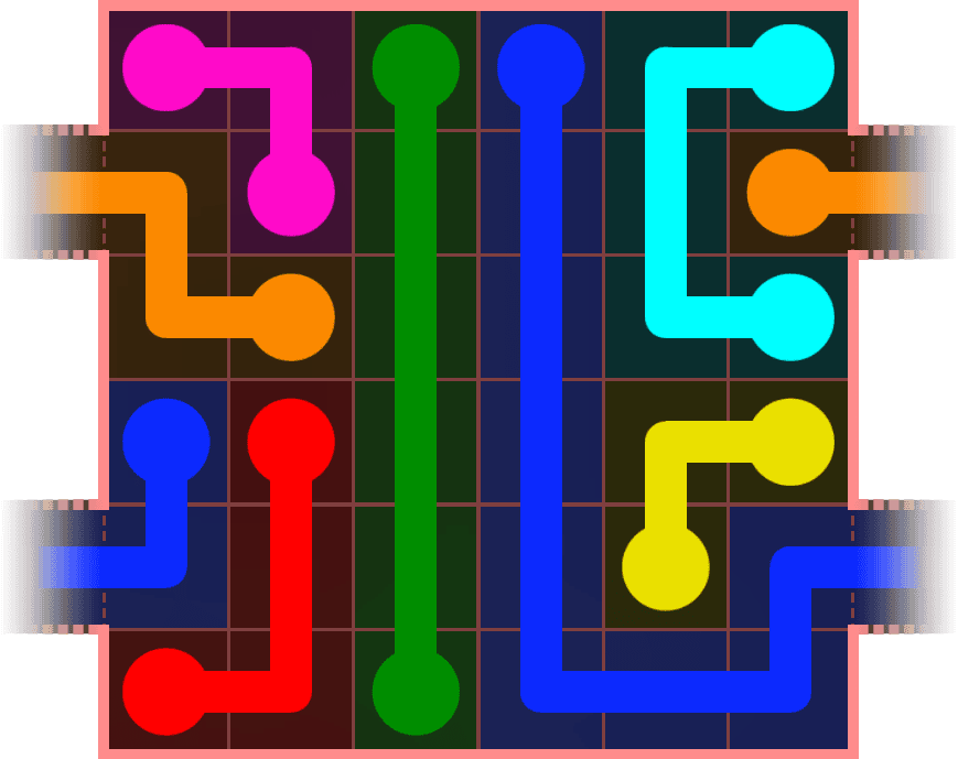 Flow Free Warps 503 Solution