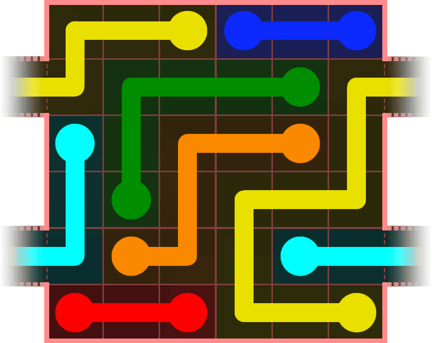Flow Free Warps 504 Solution