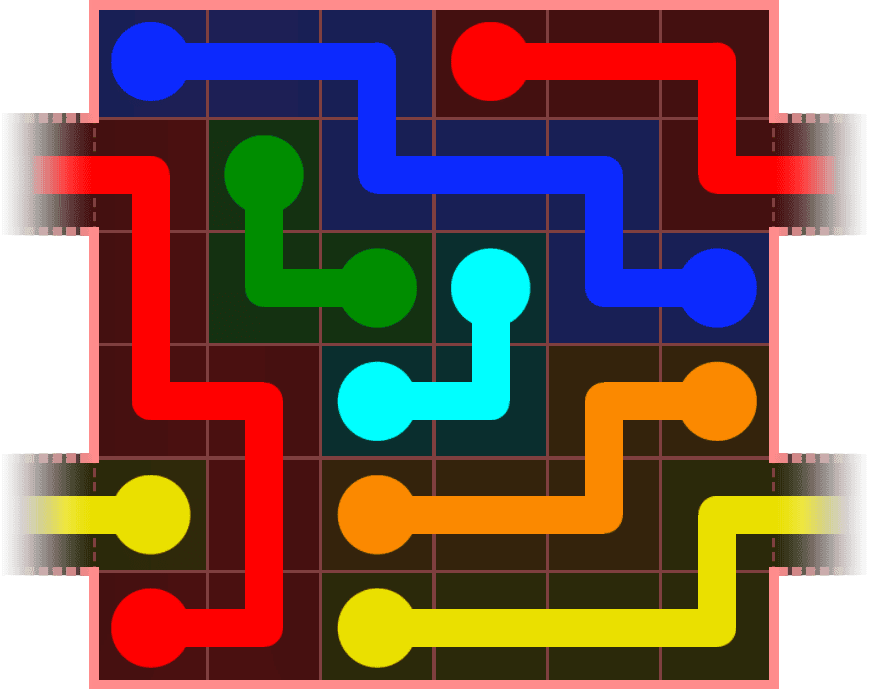 Flow Free Warps 506 Solution