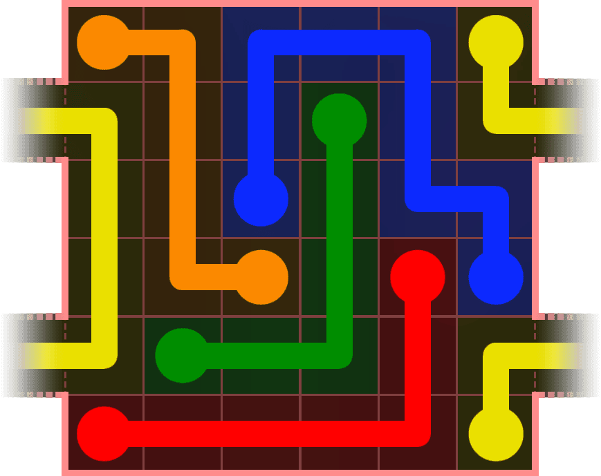 Flow Free Warps 509 Solution