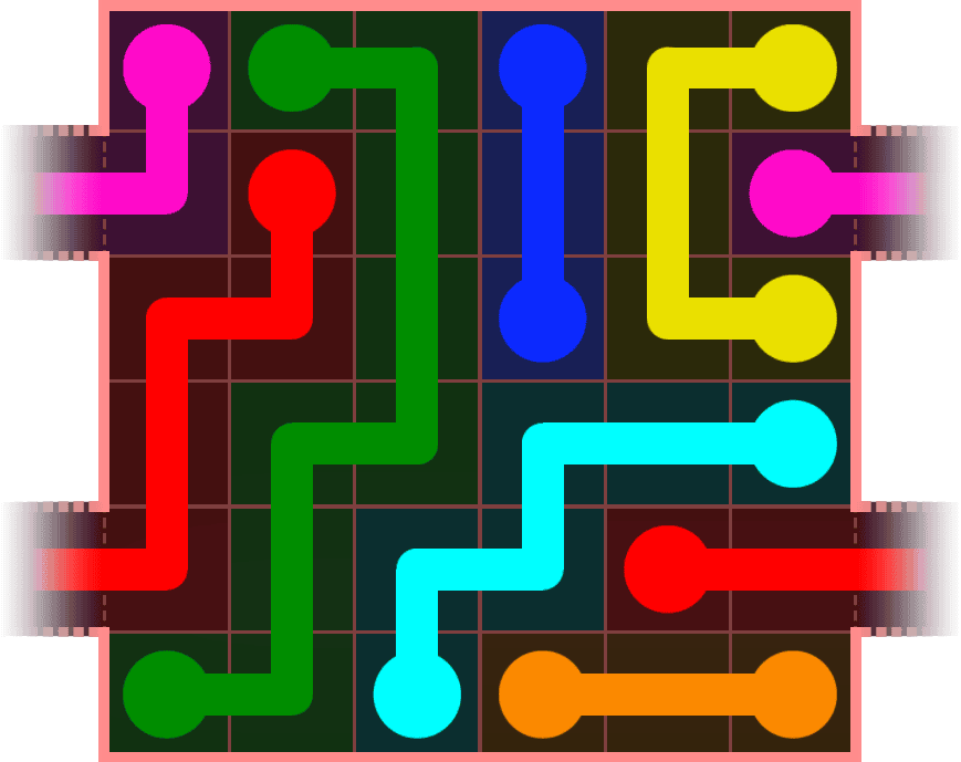 Flow Free Warps 520 Solution