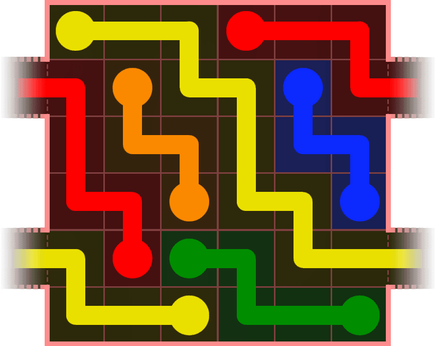 Flow Free Warps 526 Solution
