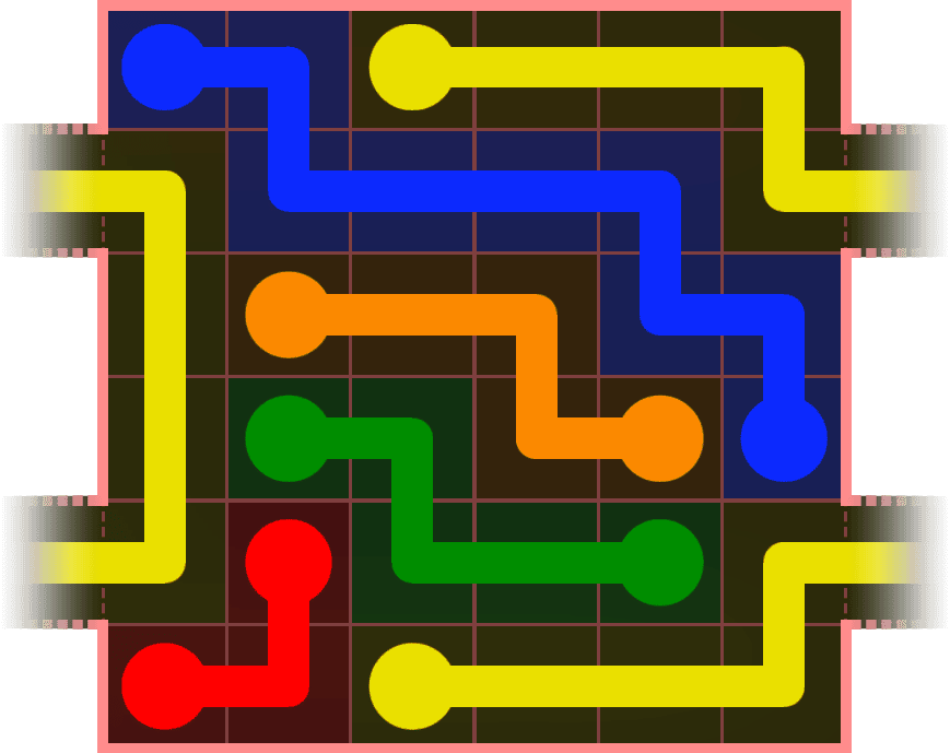Flow Free Warps 533 Solution