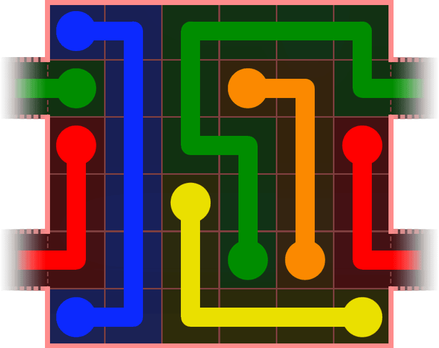 Flow Free Warps 550 Solution
