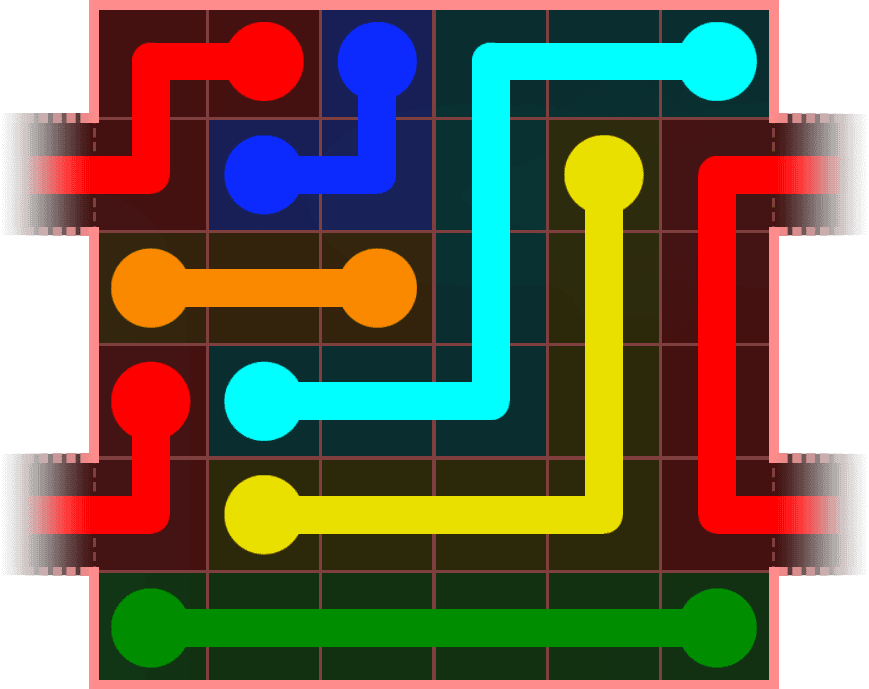 Flow Free Warps 562 Solution