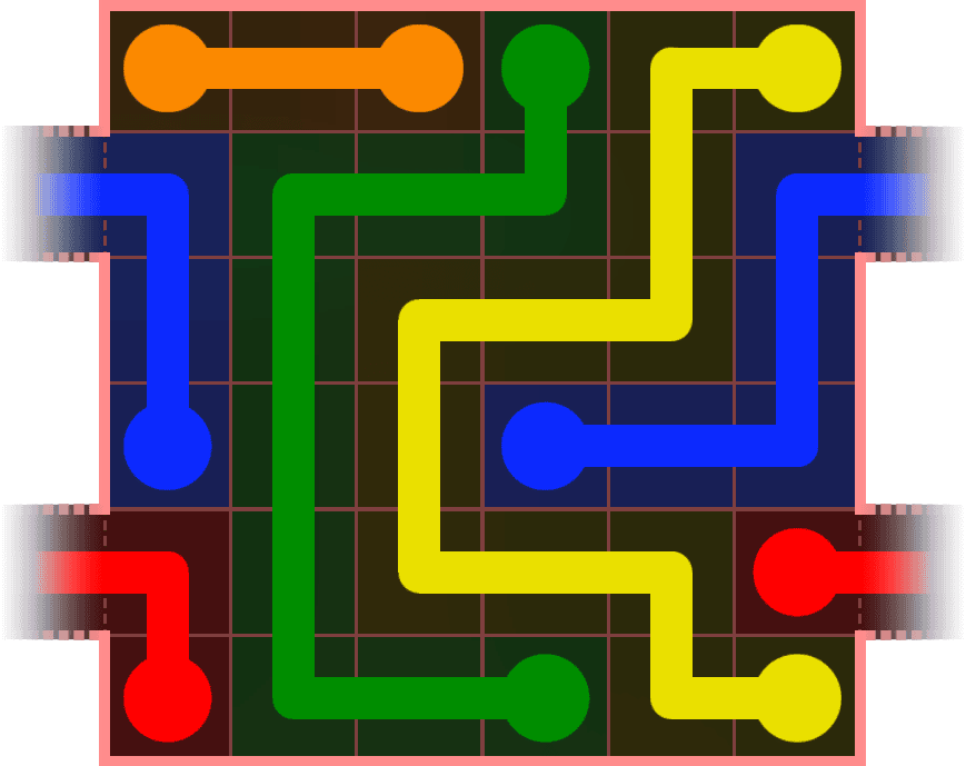 Flow Free Warps 564 Solution