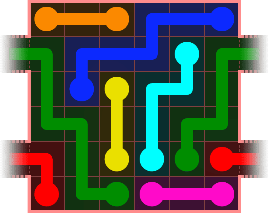 Flow Free Warps 565 Solution