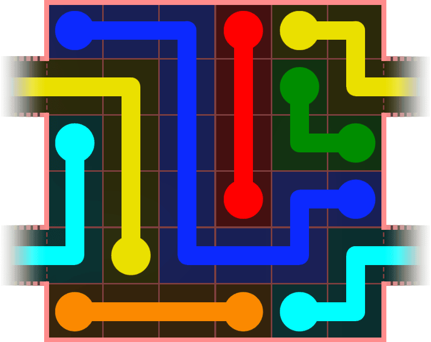 Flow Free Warps 567 Solution