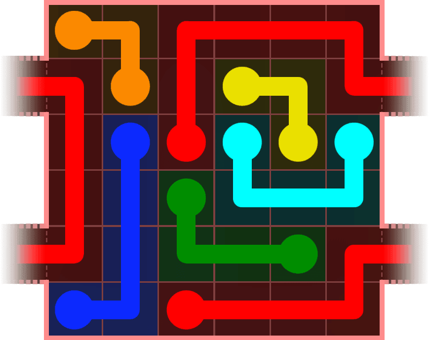 Flow Free Warps 568 Solution