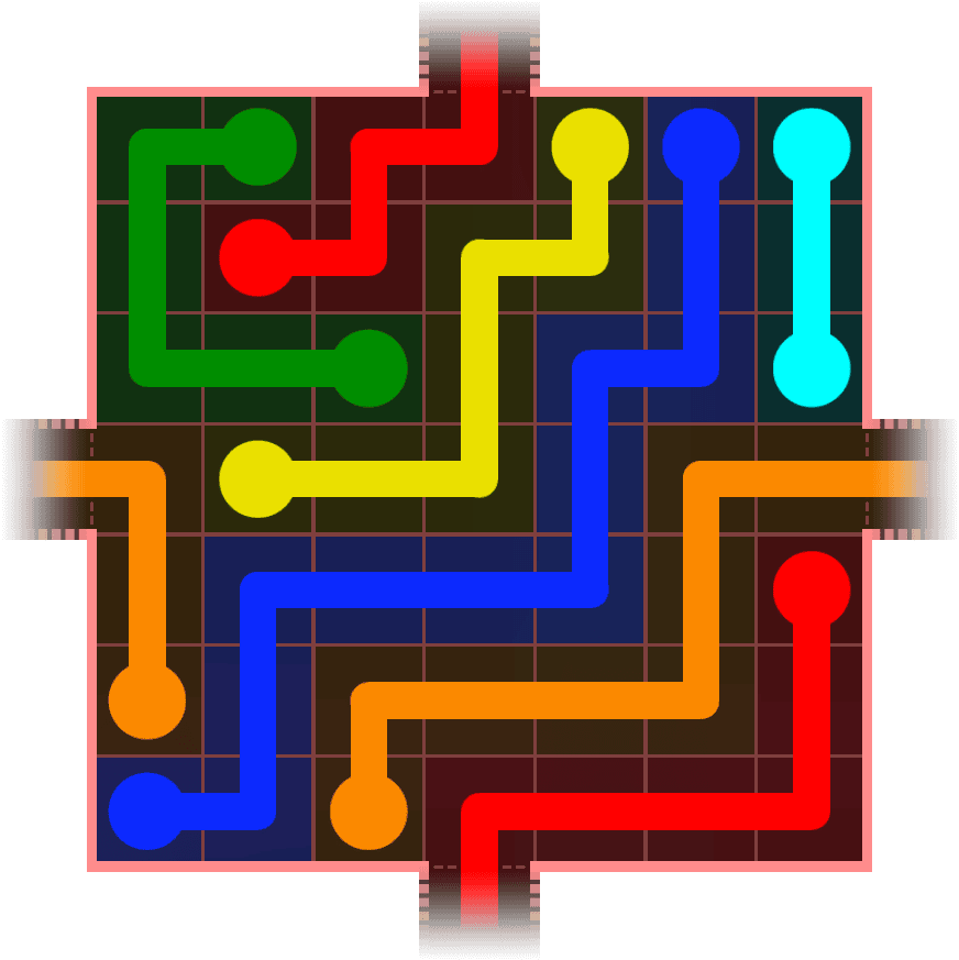 Flow Free Warps 632 Solution