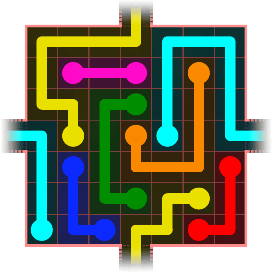 Flow Free Warps 633 Solution