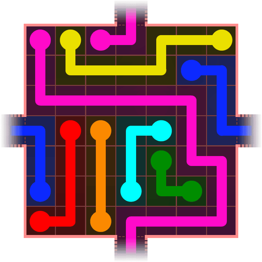 Flow Free Warps 637 Solution