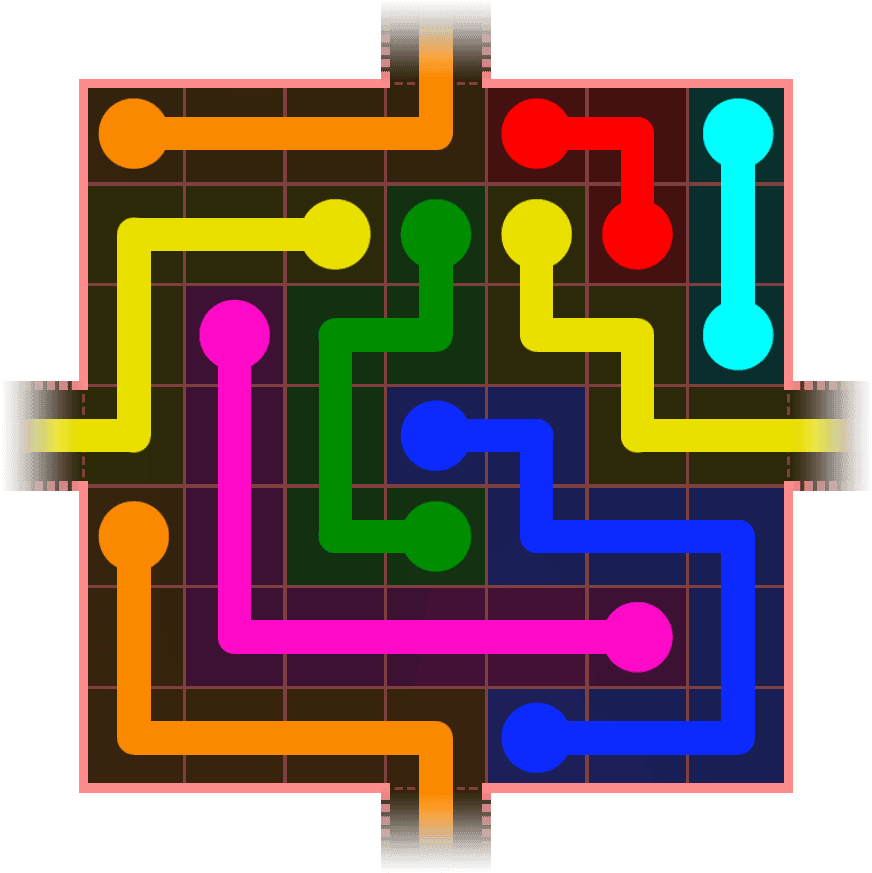 Flow Free Warps 638 Solution