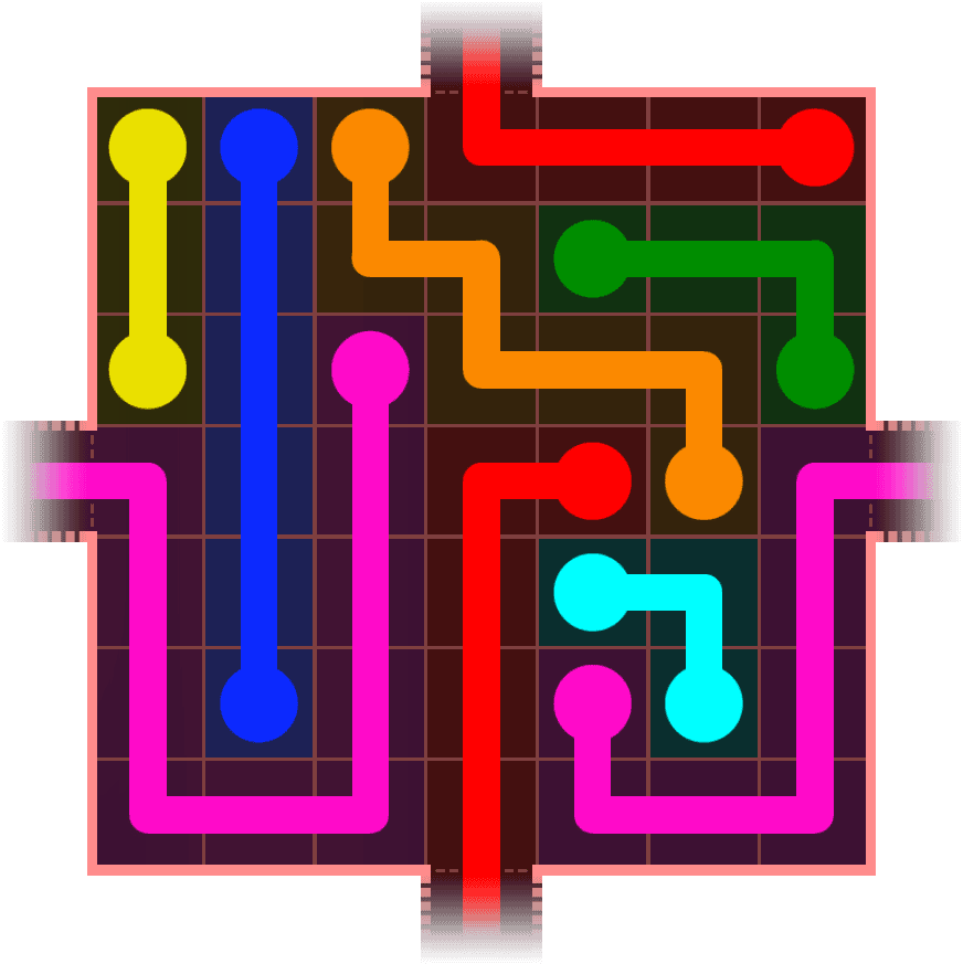 Flow Free Warps 639 Solution