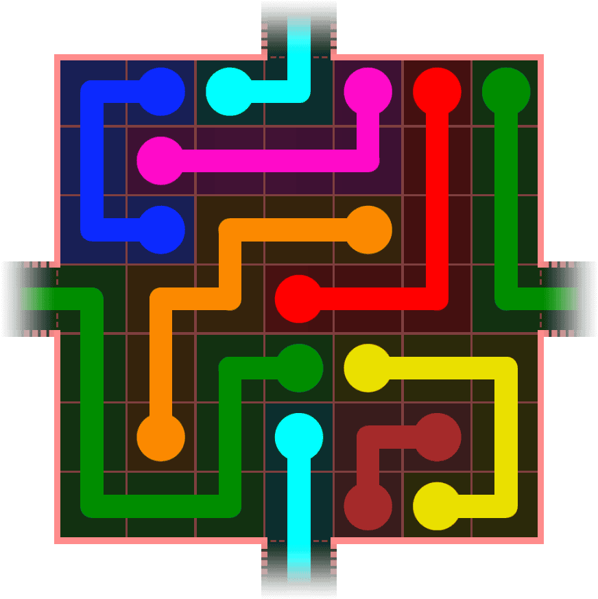 Flow Free Warps 650 Solution