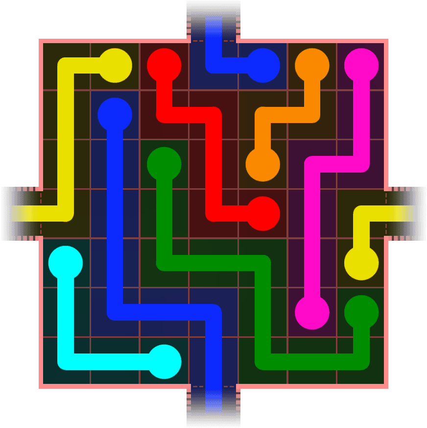 Flow Free Warps 653 Solution