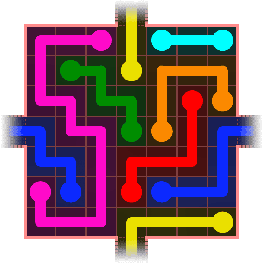 Flow Free Warps 656 Solution