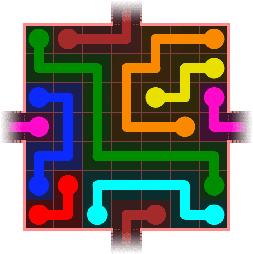 Flow Free Warps 660 Solution