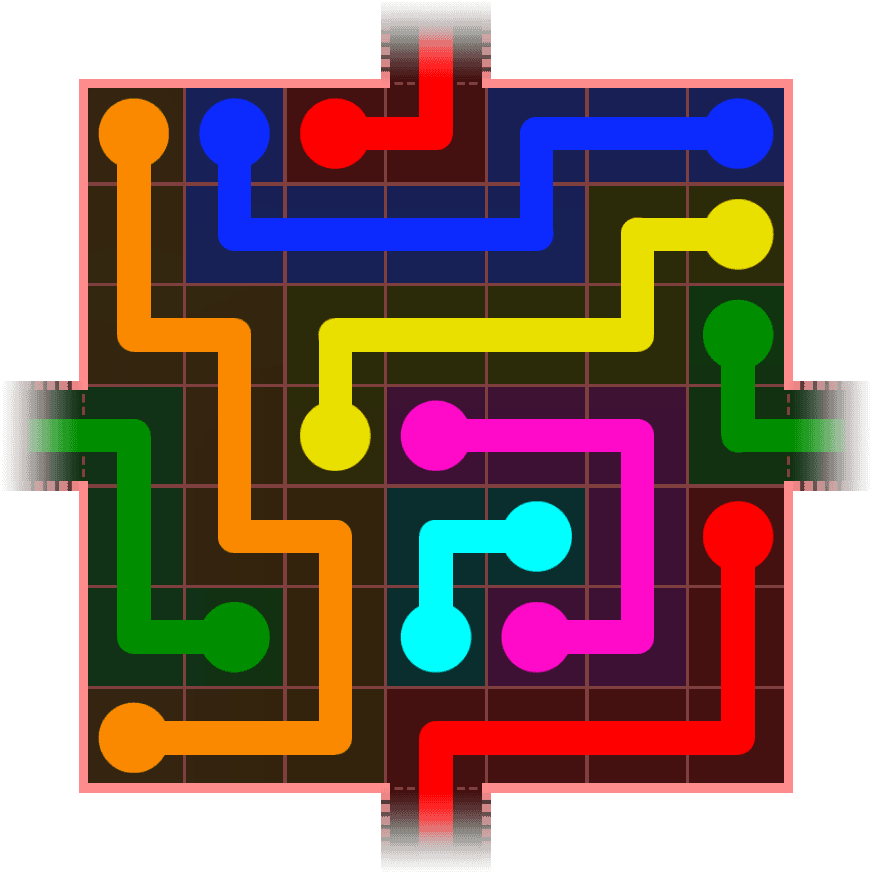 Flow Free Warps 669 Solution