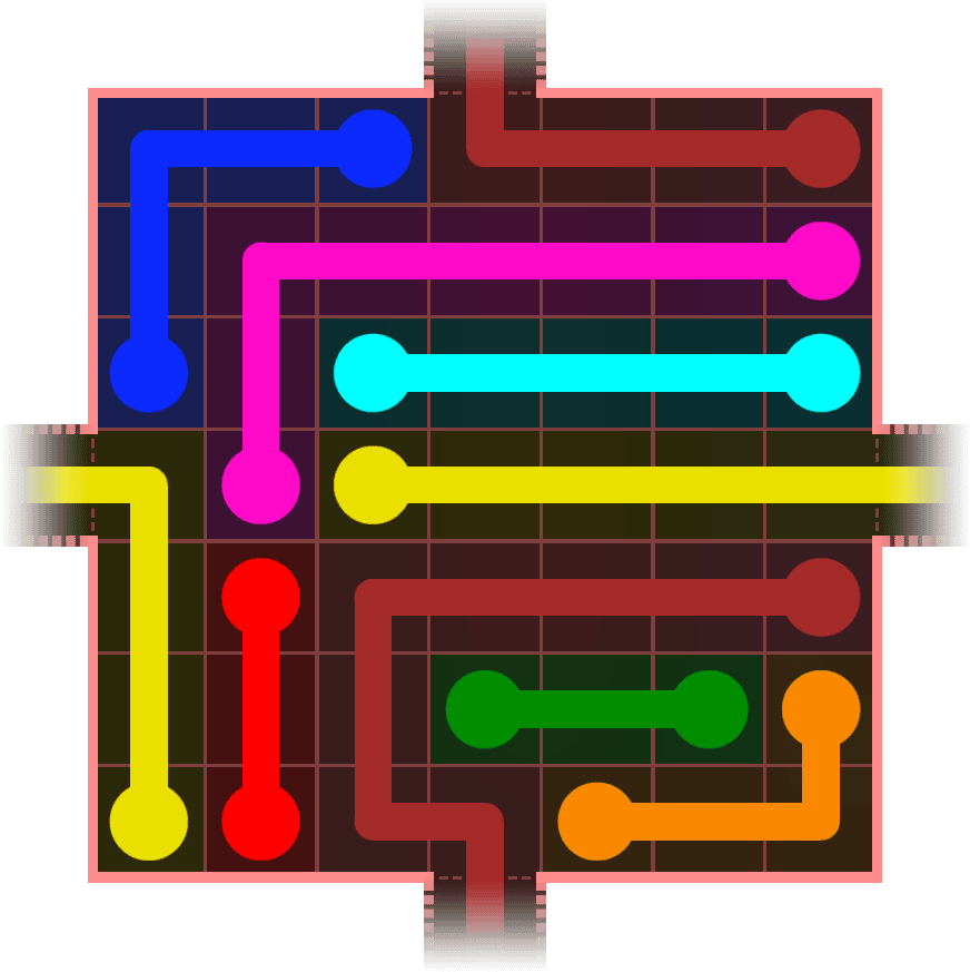 Flow Free Warps 678 Solution