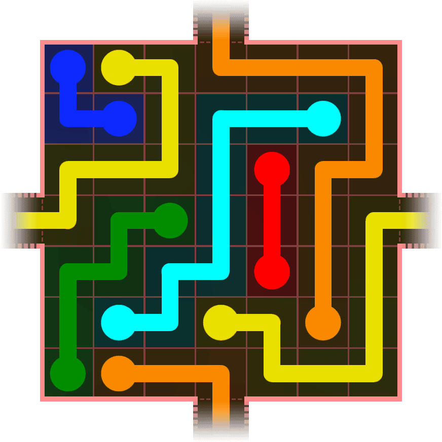 Flow Free Warps 679 Solution