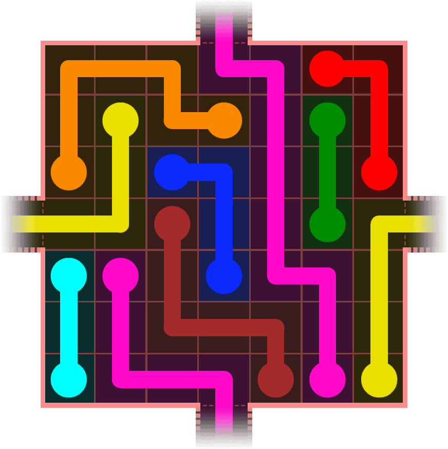 Flow Free Warps 703 Solution