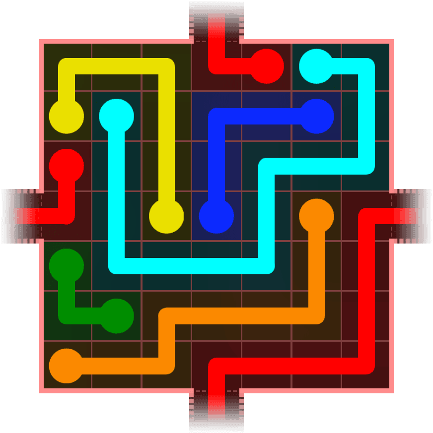Flow Free Warps 705 Solution
