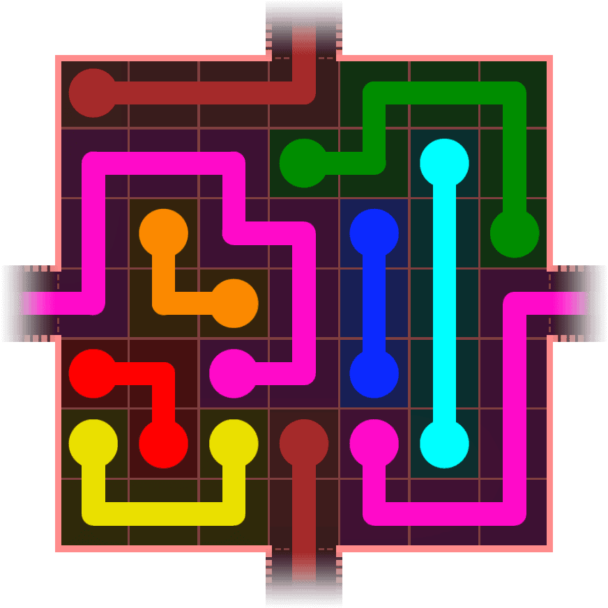 Flow Free Warps 706 Solution