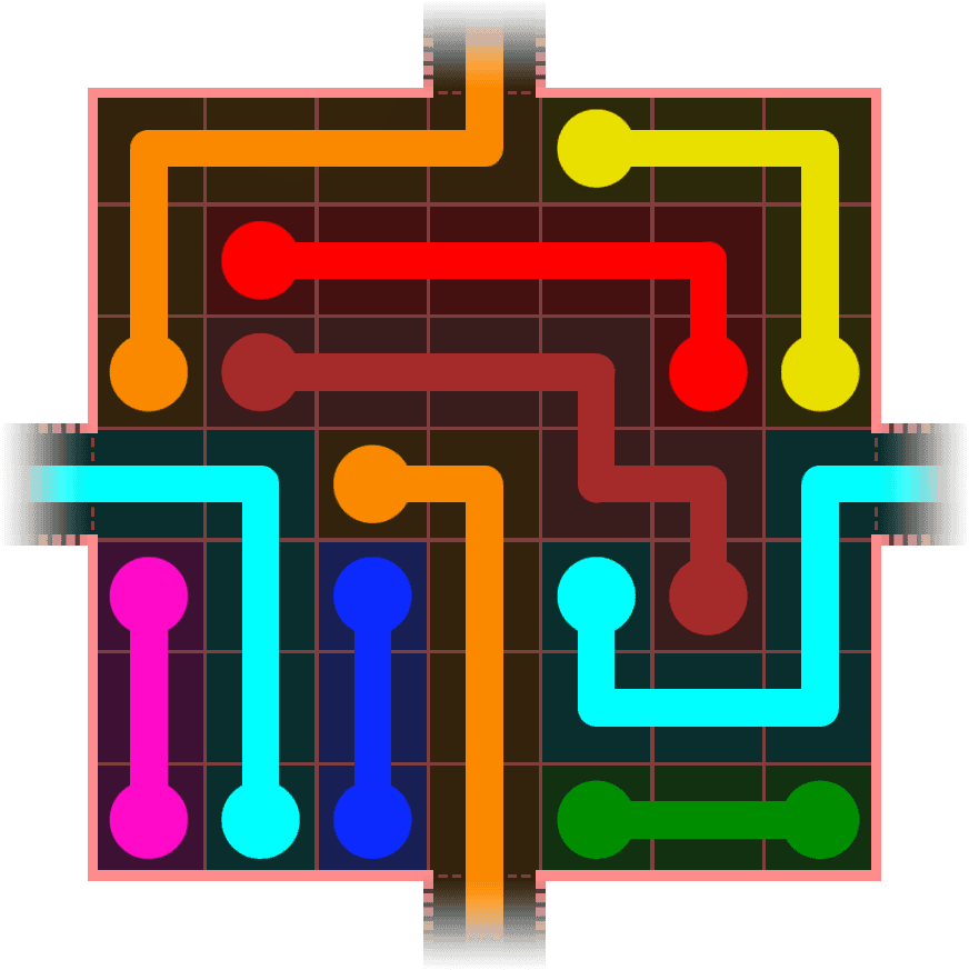 Flow Free Warps 713 Solution