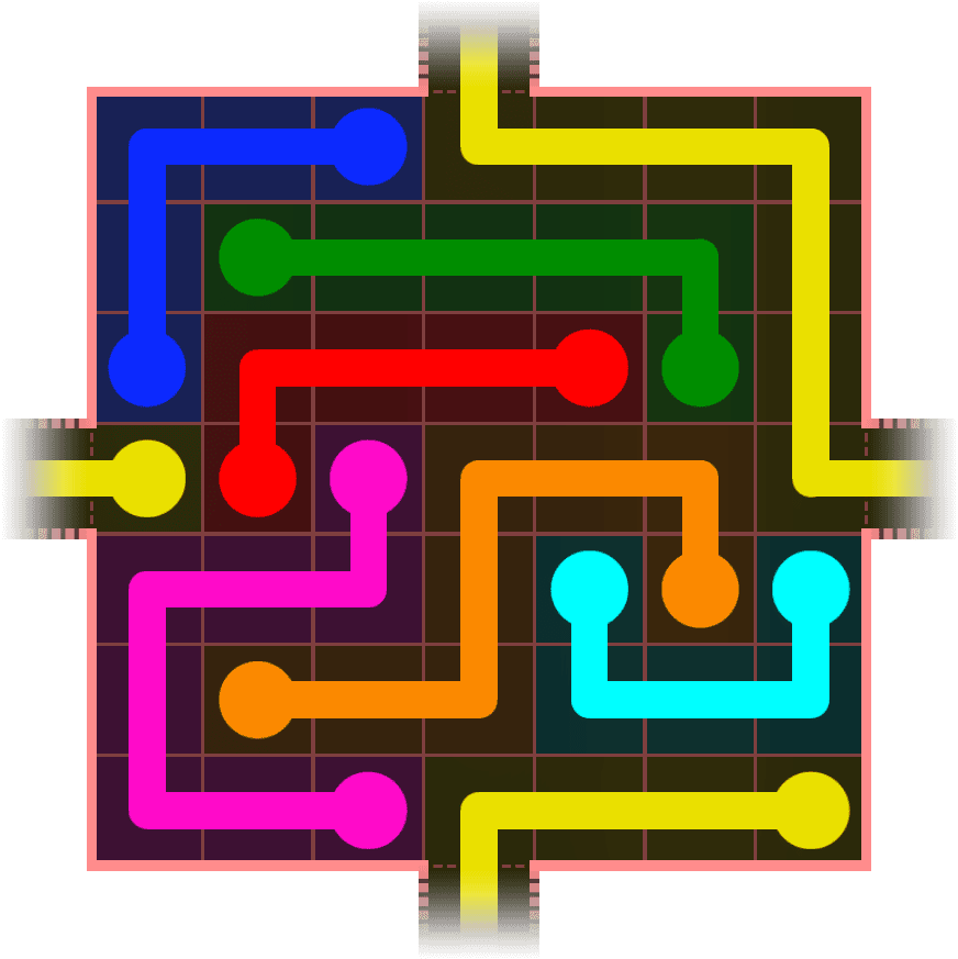 Flow Free Warps 718 Solution