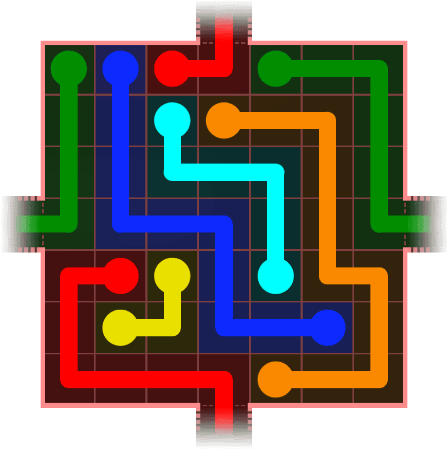 Flow Free Warps 699 Solution