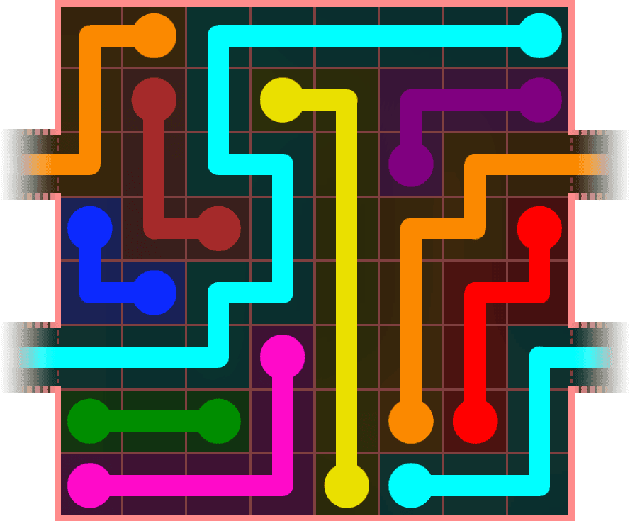 Flow Free Warps 761 Solution